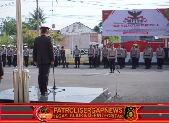 Polres Lhokseumawe Gelar Upacara Hari Kesaktian Pancasila, Teguhkan Nilai-Nilai Pancasila dalam Pelaksanaan Tugas