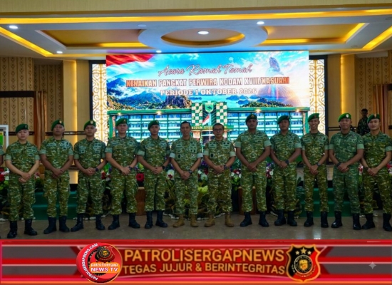 Acara Korps Kenaikan Pangkat: Amanah untuk Pengabdian yang Lebih Besar