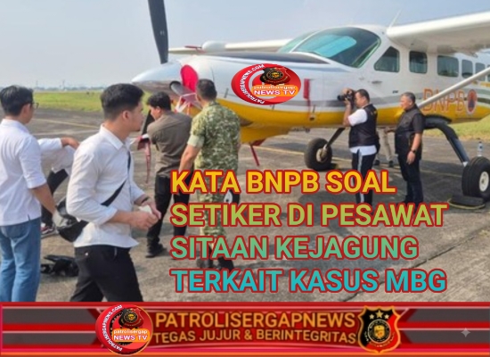 Kata BNPB soal Stiker di Pesawat Sitaan Kejagung Terkait Kasus MBG