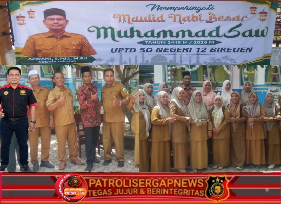 UPTD SD Negeri 12 Bireuen Peringati Maulid Nabi Muhammad SAW 1448 H, Santuni Anak Yatim