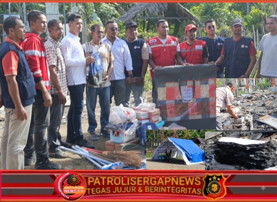 Rumah Ludes Terbakar, Al-Qur’an Tetap Utuh! PMI Bireuen Salurkan Bantuan Masa Panik