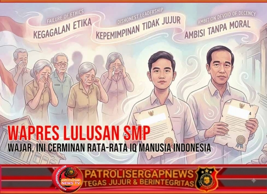 Wapres Lulusan SMP, Wilson Lalengke: Wajar, Ini Cerminan Rata-rata IQ Manusia Indonesia