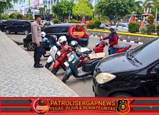 Polsek Kota Juang Patroli Cegah Kriminalitas di Area Parkir