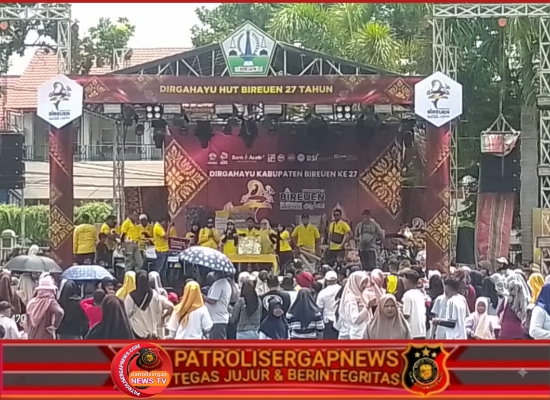 Semarak HUT ke-27 Kabupaten Bireuen, Ribuan Warga Tumpah Ruah Ikuti Jalan Santai Berhadiah Tiga Sepeda Motor
