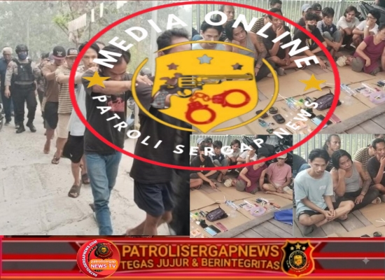 Polisi Gerebek Kampung Narkoba Palangka Raya, Belasan Orang Dibekuk