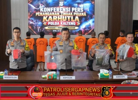 Polda Kalteng Tetapkan 8 Tersangka Karhutla, 2 ASN-12 Korporasi Naik Penyidikan