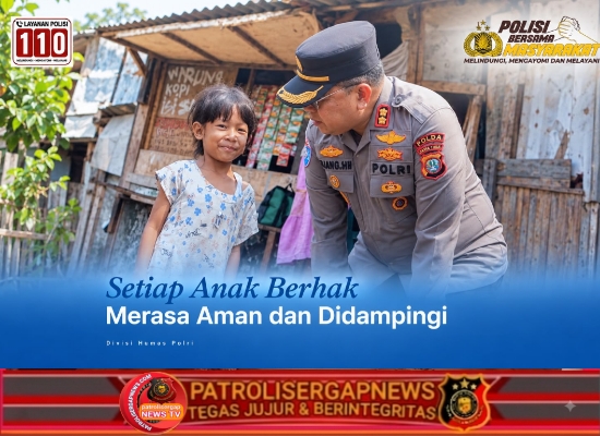 Polri Hadir Dengan Pendekatan Humanis, Setiap Anak Berhak Merasa Aman Dan Didampingi