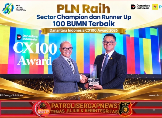 Pln Raih Predikat Sector Champion dan Runner Up Pada Danantara Indonesia Cx100 Award 2026