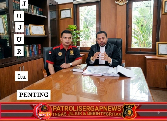 Momentum HUT Pimpinan Patroli Sergap News: Pengacara Internasional Erles Rareral, S.H., M.H. Tegaskan Pentingnya Integritas dan Keadilan dalam Dunia Pers yang Berkemajuan