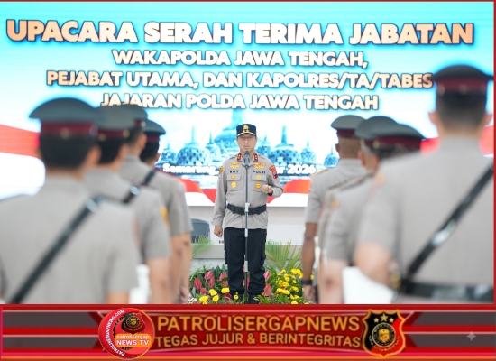 Kapolda Jateng Pimpin Sertijab 13 Jabatan Strategis, Perkuat Semangat Polisi Bersama Masyarakat