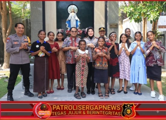 Kapolres Bojonegoro Sambangi Gereja, Serap Aspirasi Jemaat Lewat Minggu Kasih