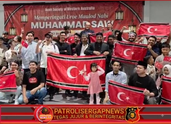 Diaspora di Australia Barat Gelar Maulid Nabi, Kibarkan Bendera Bulan Bintang