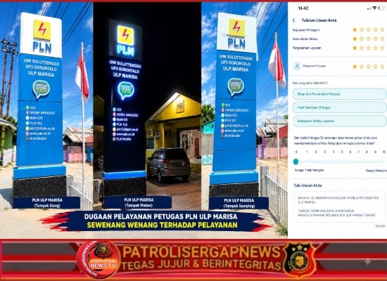 Sorotan Tajam Sejumlah Pengaduan Pelangan PLN ULP MARISA Berstatus Dibatalkan, Manajemen Dituntut Buka Suara dan Bertanggung Jawap