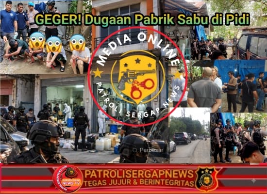Polda Aceh Amankan Ruko Diduga Pabrik Sabu di Pidie, Kapolri Dijadwalkan Tinjau Lokasi